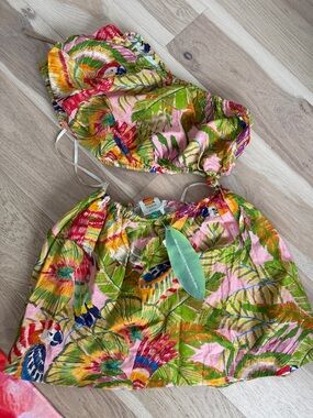 Farm Rio one shoulder dress NWT